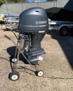 2018 Yamaha 50HP Outboard Motor – Serviced – Controls Included – Warranty – Ready to Run