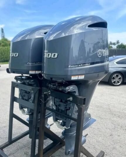 Twin Yamaha F300 4 Stroke Outboards For Sale