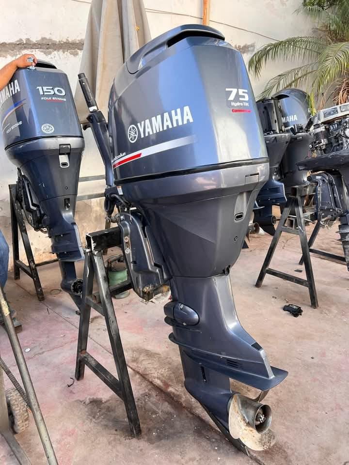 Yamaha F75 75HP 4-Stroke EFI Outboard Motor For Sale - Image 3