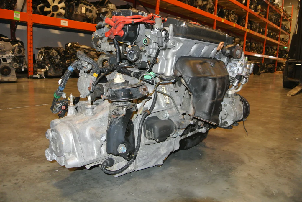 JDM Honda B16A Engine And 5 Speed LSD Transmission DOHC VTEC B16A2 SiR EG6 OBD1 - Image 4