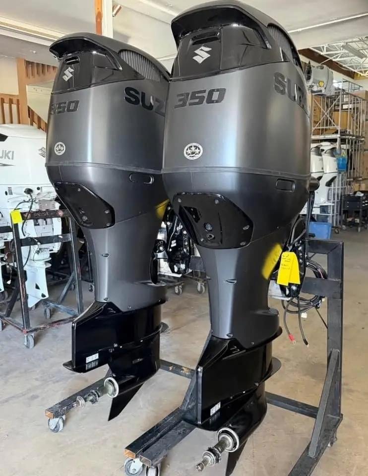 Used Twin Suzuki 350 Stealth Outboard Motors For Sale